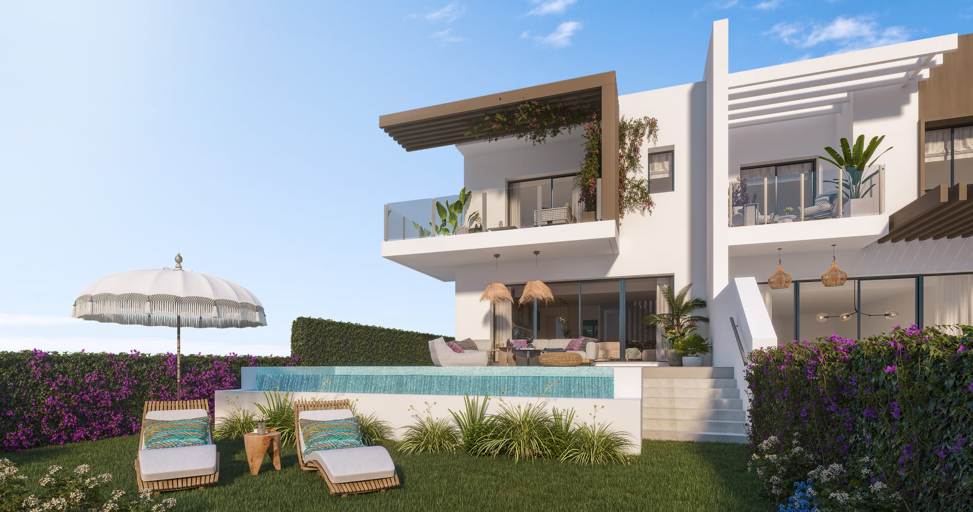 3 Bedroom Semi-Detached Villa in El Chaparral, Mijas Costa