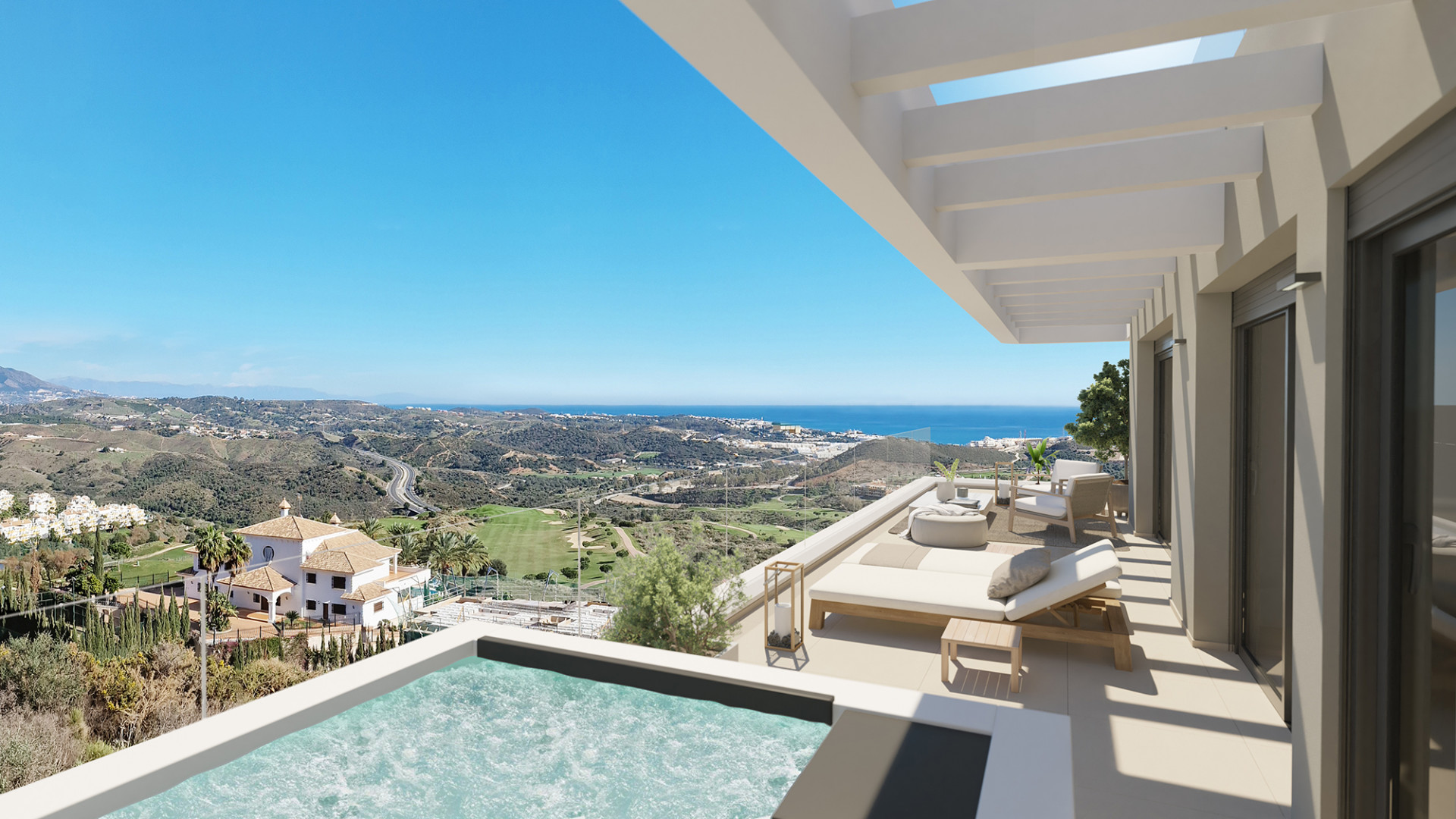2 Bedroom Penthouse in Calanova Golf, Mijas Costa