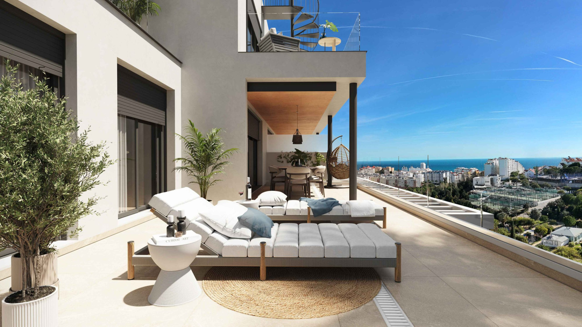 2 Bedroom Penthouse in Estepona Town